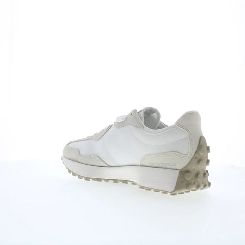 New Balance 327 WS327KE Womens Beige Suede Lace Up Lifestyle Sneakers Shoes
