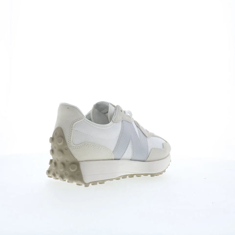 New Balance 327 WS327KE Womens Beige Suede Lace Up Lifestyle Sneakers Shoes
