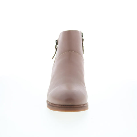 SoftWalk Roselle S2256-063 Womens Brown Leather Ankle & Booties Boots