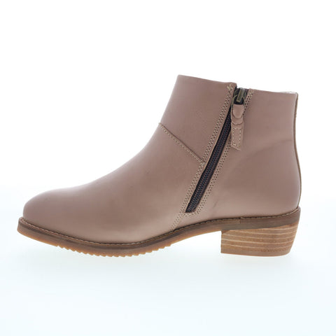 SoftWalk Roselle S2256-063 Womens Brown Leather Ankle & Booties Boots