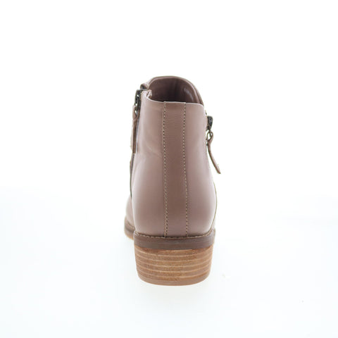 SoftWalk Roselle S2256-063 Womens Brown Leather Ankle & Booties Boots