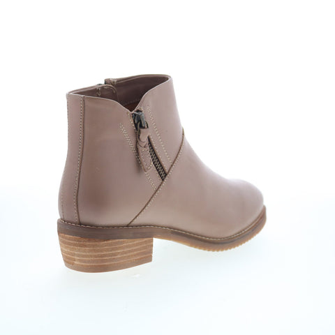 SoftWalk Roselle S2256-063 Womens Brown Leather Ankle & Booties Boots
