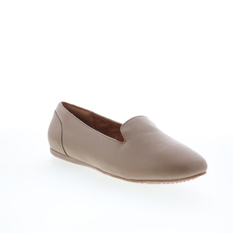 SoftWalk Shelby S2258-117 Womens Gray Leather Slip On Loafer Flats Shoes