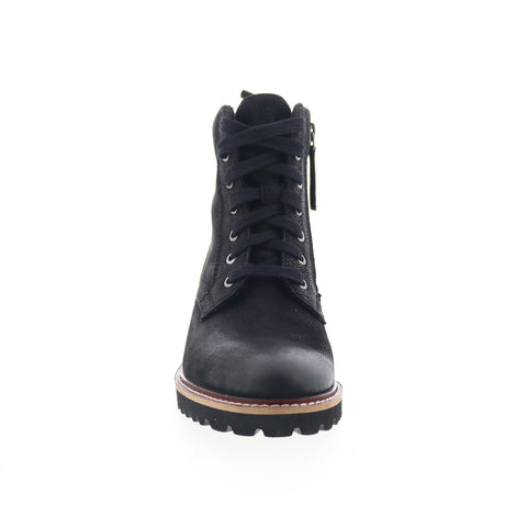 SoftWalk Icara S2310-001 Womens Black Leather Zipper Casual Dress Boots