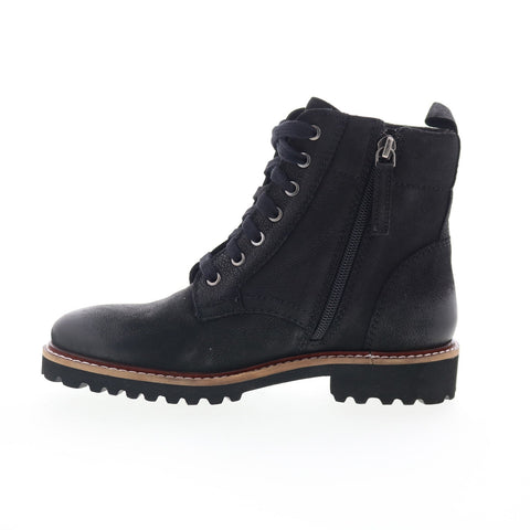 SoftWalk Icara S2310-001 Womens Black Leather Zipper Casual Dress Boots