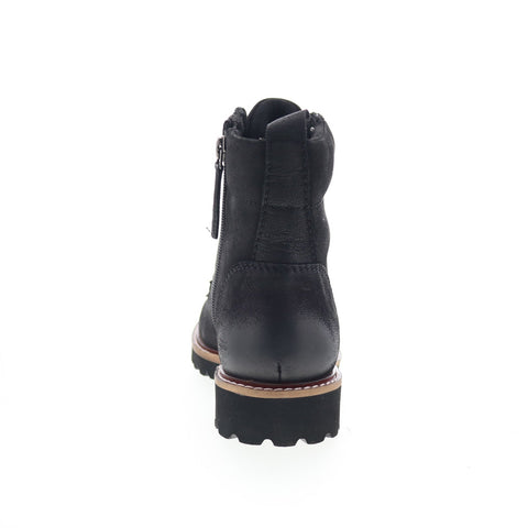 SoftWalk Icara S2310-001 Womens Black Leather Zipper Casual Dress Boots