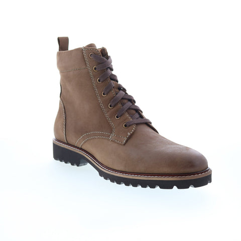 SoftWalk Icara S2310-063 Womens Brown Leather Zipper Casual Dress Boots