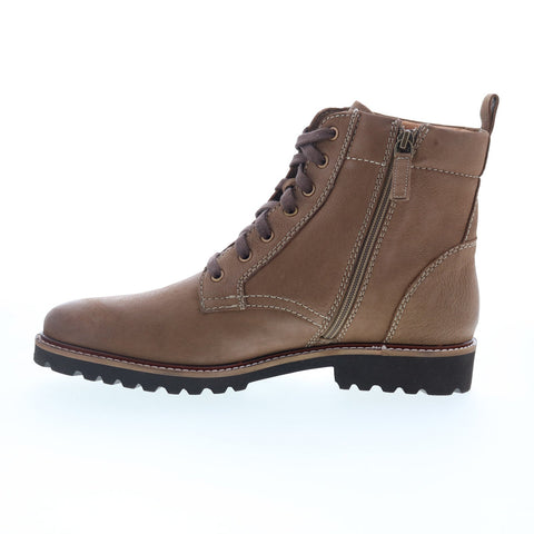 SoftWalk Icara S2310-063 Womens Brown Leather Zipper Casual Dress Boots