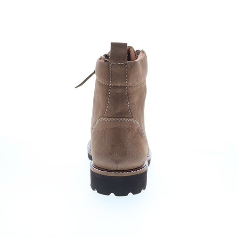 SoftWalk Icara S2310-063 Womens Brown Leather Zipper Casual Dress Boots
