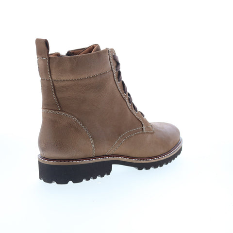 SoftWalk Icara S2310-063 Womens Brown Leather Zipper Casual Dress Boots