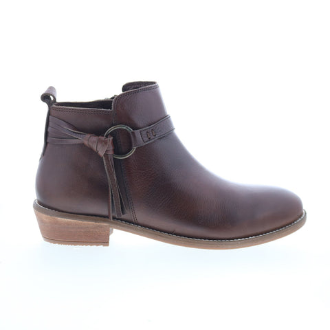 SoftWalk Reade S2363-200 Womens Brown Leather Ankle & Booties Boots