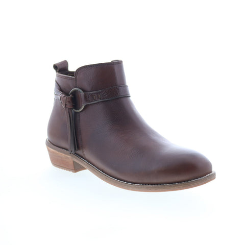 SoftWalk Reade S2363-200 Womens Brown Leather Ankle & Booties Boots