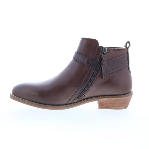 SoftWalk Reade S2363-200 Womens Brown Leather Ankle & Booties Boots