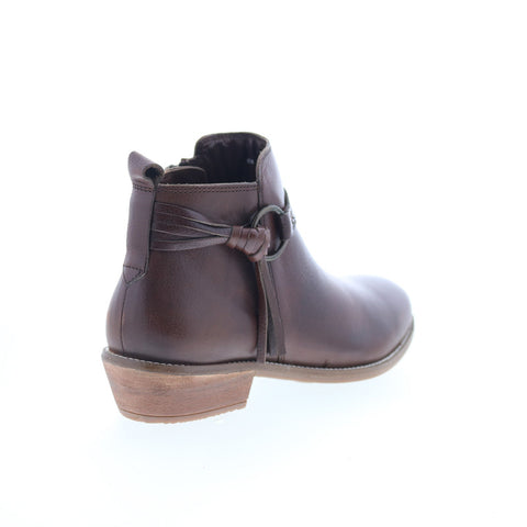 SoftWalk Reade S2363-200 Womens Brown Leather Ankle & Booties Boots