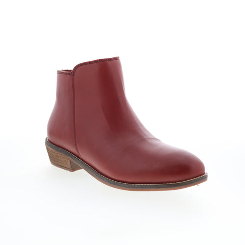 SoftWalk Rocklin 2.0 S2364-601 Womens Red Leather Ankle & Booties Boots