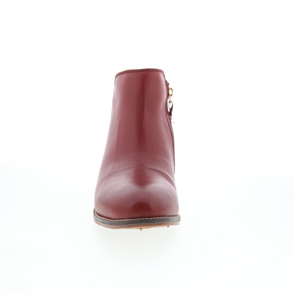 SoftWalk Rocklin 2.0 S2364-601 Womens Red Leather Ankle & Booties Boot ...