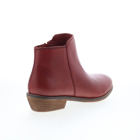SoftWalk Rocklin 2.0 S2364-601 Womens Red Leather Ankle & Booties Boots