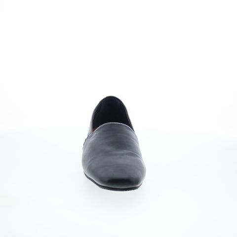 SoftWalk Vale S2368-001 Womens Black Leather Slip On Loafer Flats Shoes