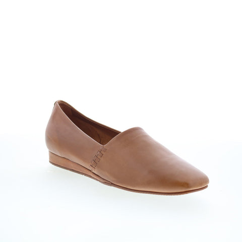 SoftWalk Vale S2368-215 Womens Brown Leather Slip On Loafer Flats Shoes
