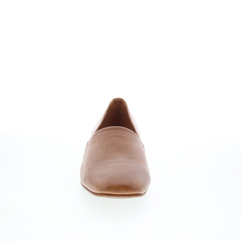 SoftWalk Vale S2368-215 Womens Brown Leather Slip On Loafer Flats Shoes