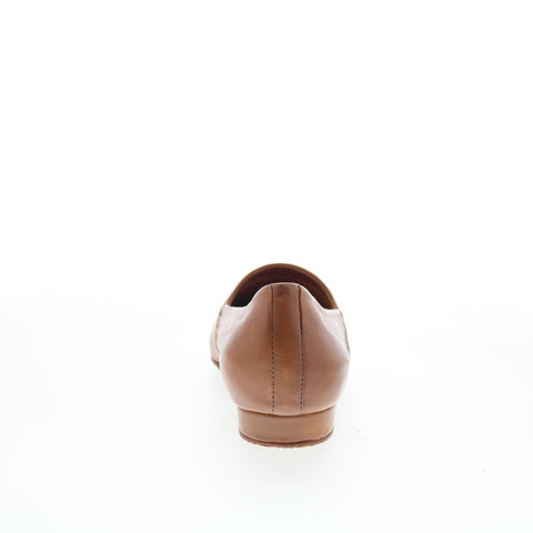 SoftWalk Vale S2368-215 Womens Brown Leather Slip On Loafer Flats Shoes