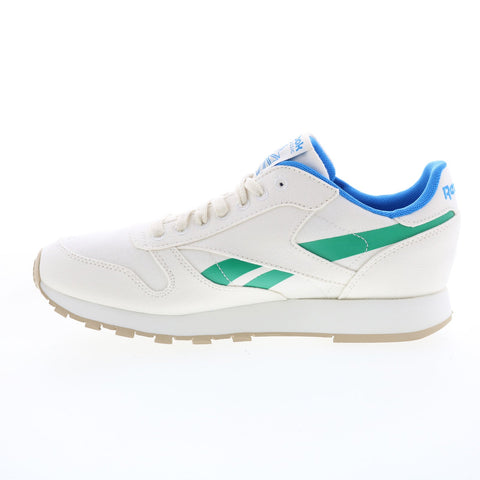 Reebok Classic Leather Grow S23902 Mens Beige Leather Lifestyle Sneakers Shoes