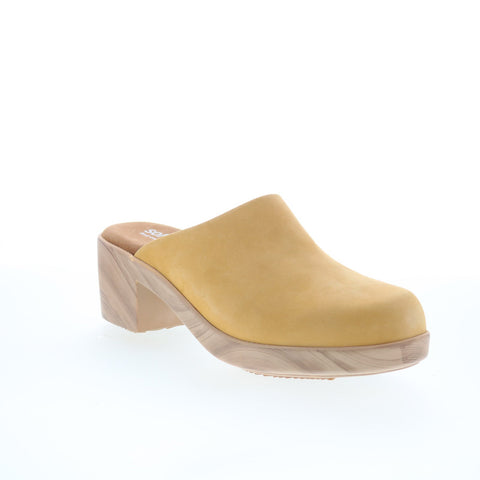 SoftWalk Felida S2405-753 Womens Yellow Nubuck Heeled Sandals Shoes