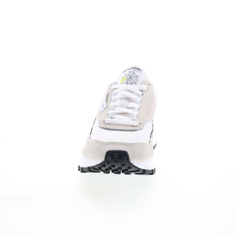 Reebok Classic Leather Legacy Mens White Nylon Lifestyle Sneakers Shoes
