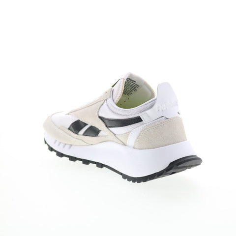 Reebok Classic Leather Legacy Mens White Nylon Lifestyle Sneakers Shoes