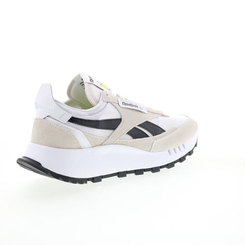 Reebok Classic Leather Legacy Mens White Nylon Lifestyle Sneakers Shoes
