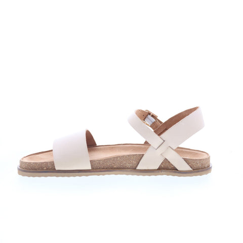 Softwalk Upland S2419-131 Womens Beige Wide Leather Strap Sandals Shoes