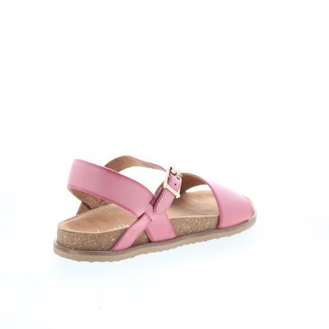 Softwalk Upland S2419-692 Womens Pink Leather Strap Sandals Shoes