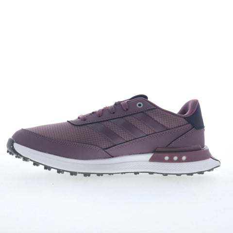 Adidas S2G Spikeless 24 ID8700 Womens Purple Canvas Athletic Golf Shoes