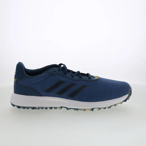 Adidas S2G Spikeless FX6630 Mens Blue Synthetic Lace Up Athletic Golf Shoes