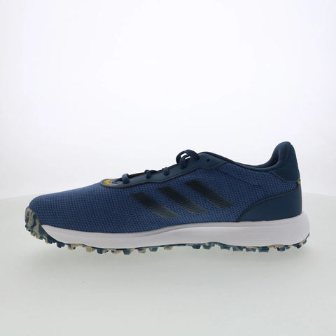Adidas S2G Spikeless FX6630 Mens Blue Synthetic Lace Up Athletic Golf Shoes