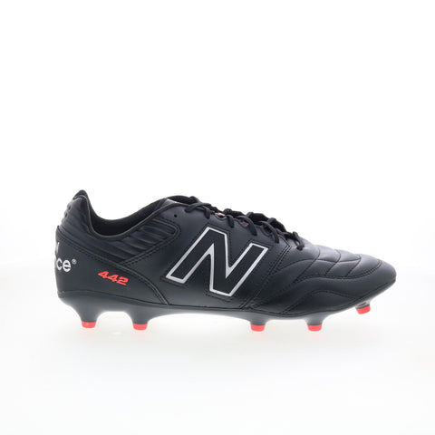 New Balance 442 PRO FG V2 Non KL S41FEBK2 Mens Black Athletic Soccer Shoes