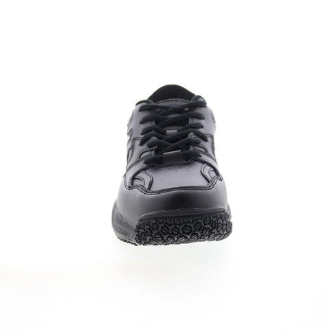 SkidBuster Skidbuster Slip Resistant Womens Black Wide Athletic Work Shoes