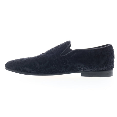 Robert Graham S5321-110-S108 Mens Black Loafers & Slip Ons Casual Shoes