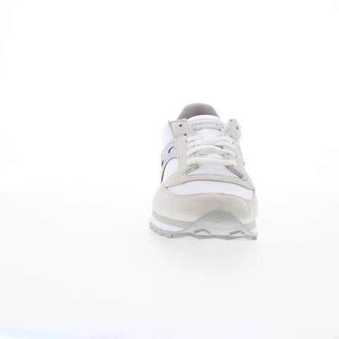 Saucony Jazz Triple S60530-16 Womens White Suede Lifestyle Sneakers Shoes