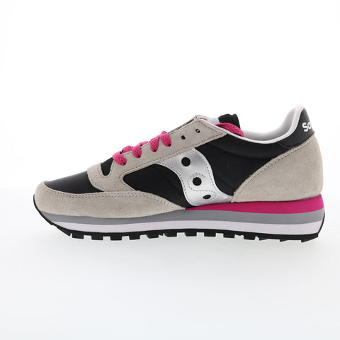 Saucony Jazz Triple S60530-29 Womens Gray Suede Lifestyle Sneakers Shoes