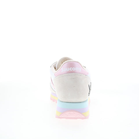 Saucony Jazz Triple S60711-1 Womens Beige Suede Lifestyle Sneakers Shoes