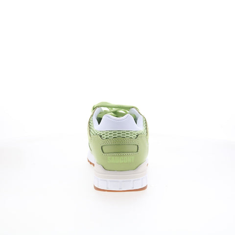 Saucony Shadow 5000 S60719-2 Womens Green Leather Lifestyle Sneakers Shoes