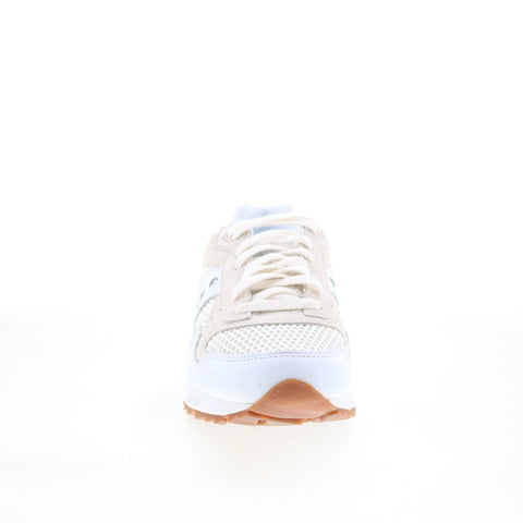 Saucony Shadow 5000 S60719-3 Womens White Leather Lifestyle Sneakers Shoes