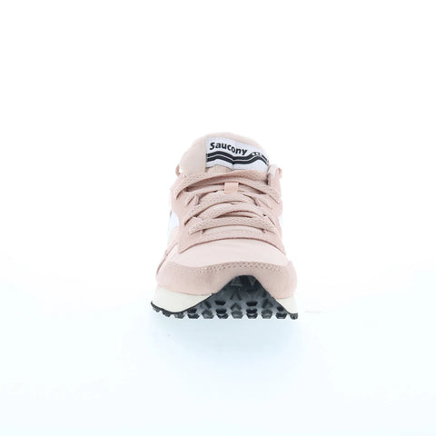 Saucony DXN Trainer S60757-12 Womens Pink Suede Lifestyle Sneakers Shoes