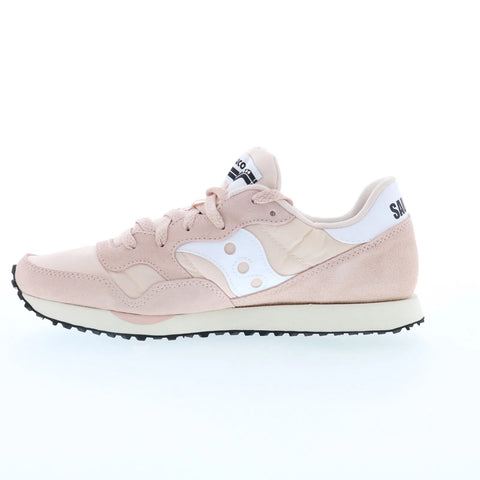 Saucony DXN Trainer S60757-12 Womens Pink Suede Lifestyle Sneakers Shoes