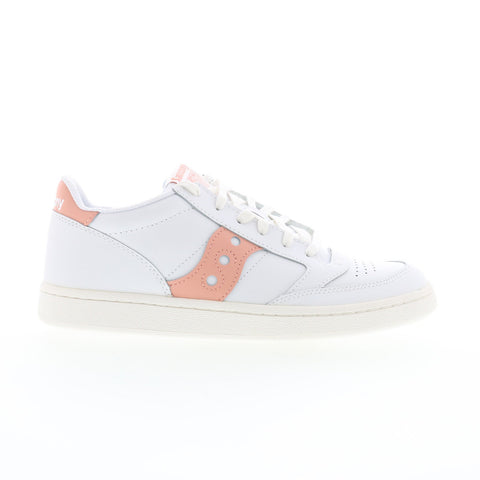Saucony Jazz Court S60759-8 Womens White Leather Lifestyle Sneakers Shoes