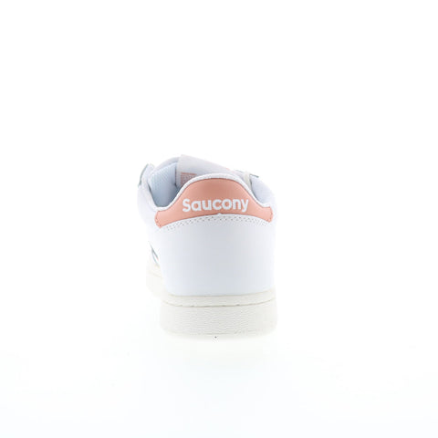 Saucony Jazz Court S60759-8 Womens White Leather Lifestyle Sneakers Shoes
