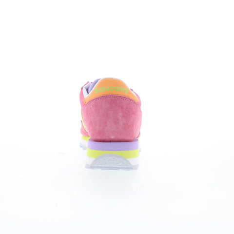 Saucony Jazz Triple S60766-1 Womens Pink Suede Lifestyle Sneakers Shoes