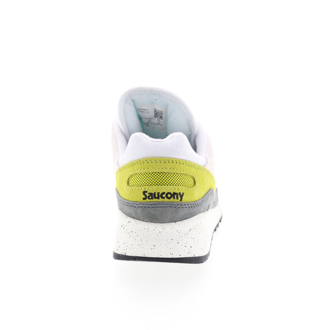 Saucony Shadow 6000 S70441-12 Mens White Suede Lifestyle Sneakers Shoes