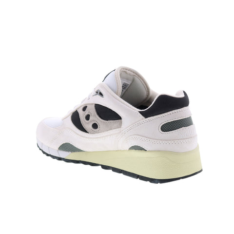 Saucony Shadow 6000 S70441-15 Mens White Suede Lifestyle Sneakers Shoes